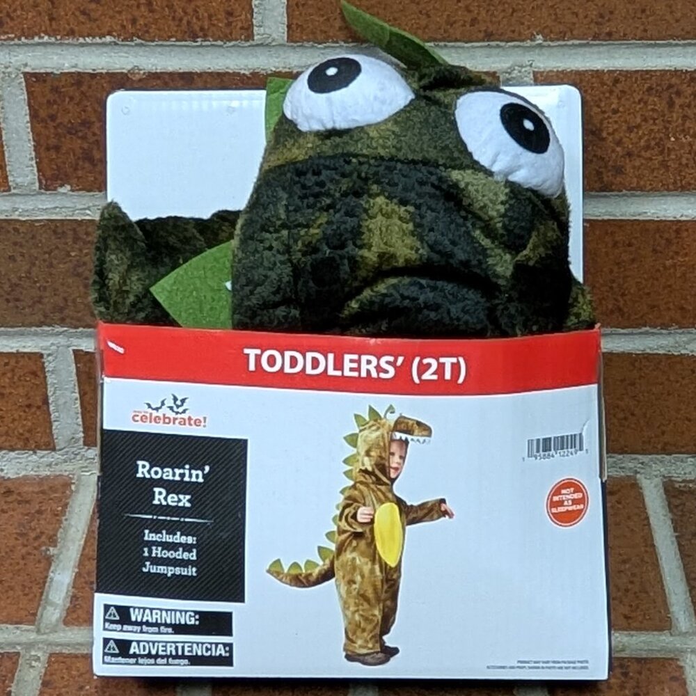 Roarin' Rex T-Rex Dinosaur Costume - NWT